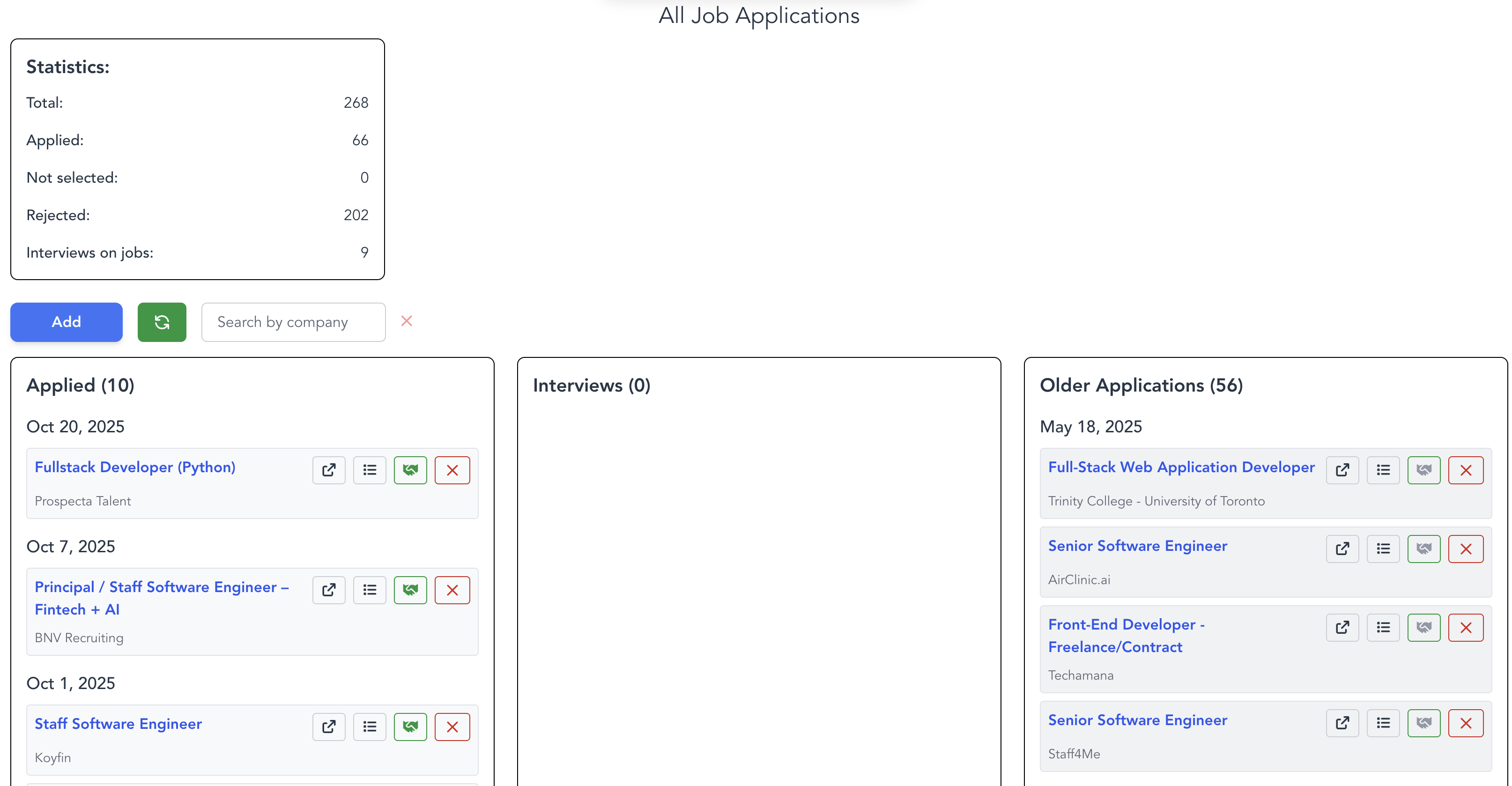 Application Tracker