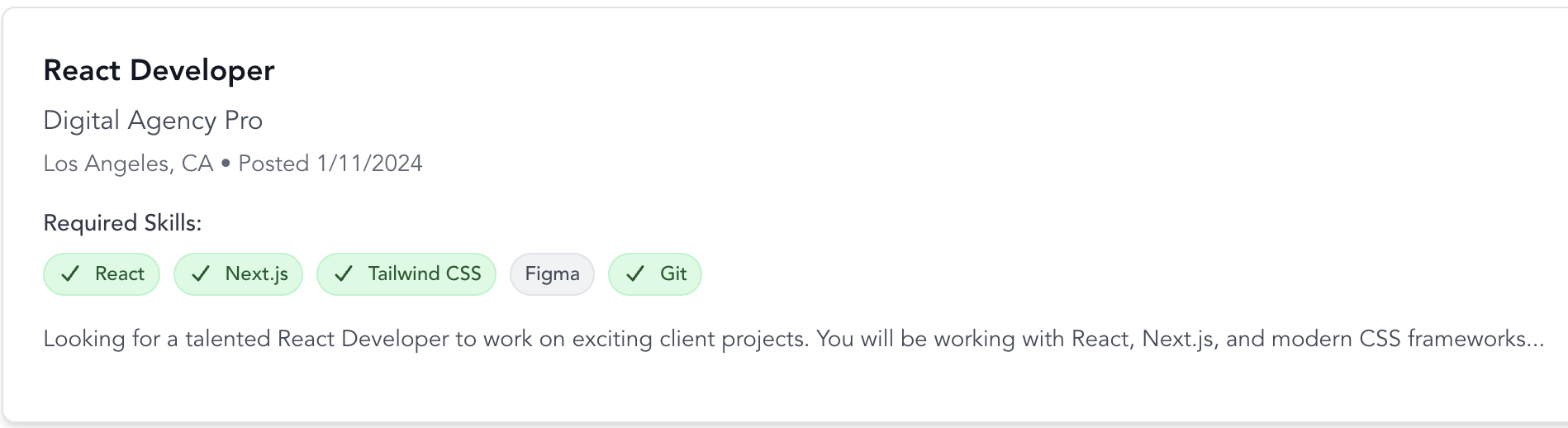 Fresh Jobs Every Night